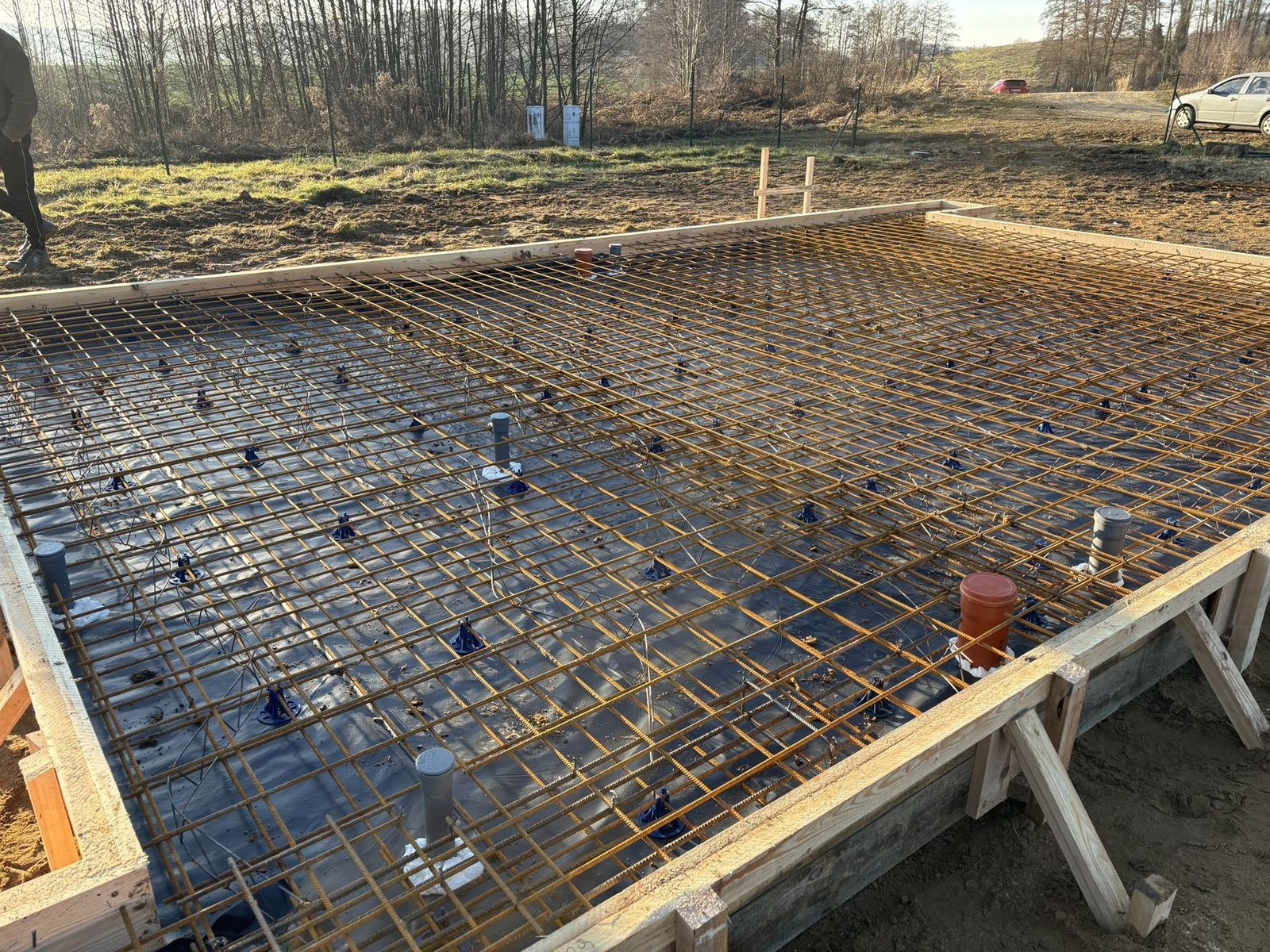 Fundament zbrojenie